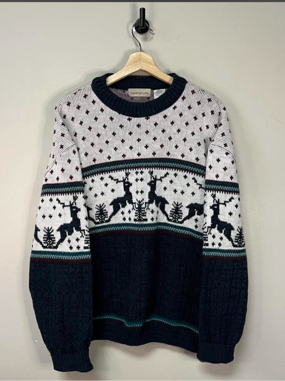 Vtg Christmas Knit Sweater